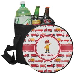 Firetrucks Collapsible Cooler & Seat (Personalized)
