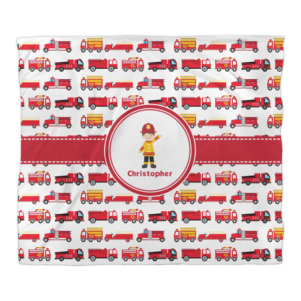 Firetrucks Comforter - King - Front