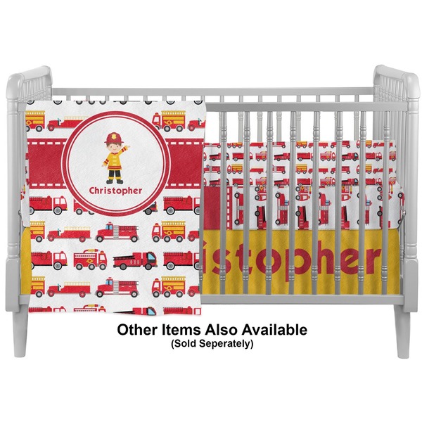 Firetrucks Crib - Profile Sold Seperately