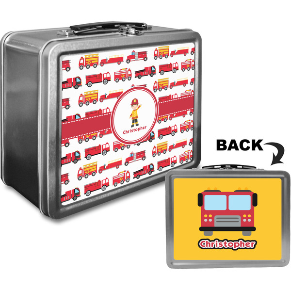 Firetrucks Custom Lunch Box / Tin Approval