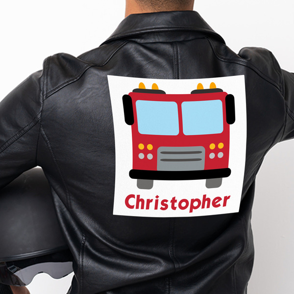 Firetrucks Custom Shape Iron On Patches - XXXL - APPROVAL