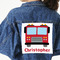 Firetrucks Twill Iron On Patch - Custom Shape - 3XL (Personalized)