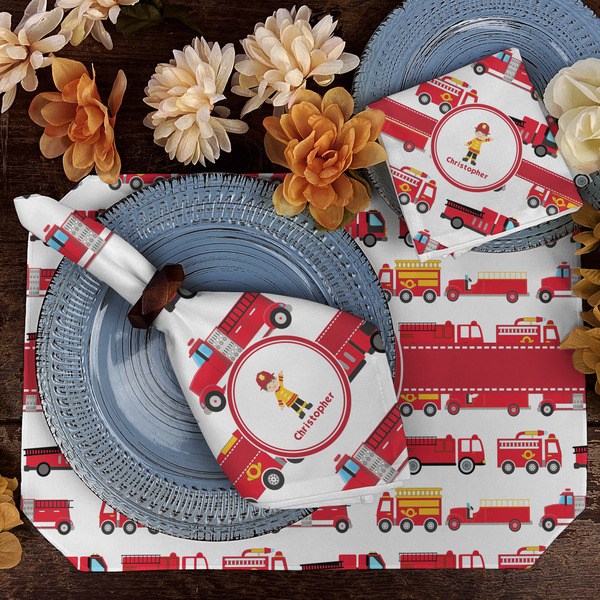 Firetrucks Dining Set