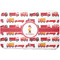 Firetrucks Dish Drying Mat (Personalized)