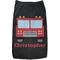 Firetrucks Black Pet Shirt - L (Personalized)