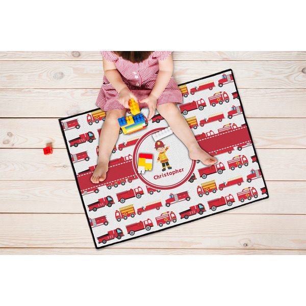 Firetrucks Door Mats - LIFESTYLE kid