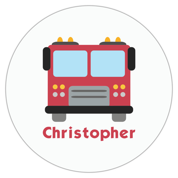 Firetrucks Drink Topper - Large - Single