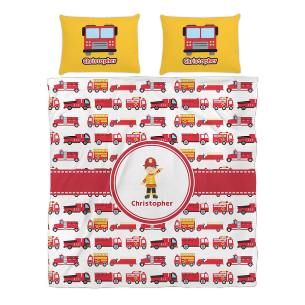 Firetrucks Duvet cover Set - Queen - Alt Approval