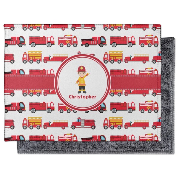Firetrucks Electronic Screen Wipe - Flat