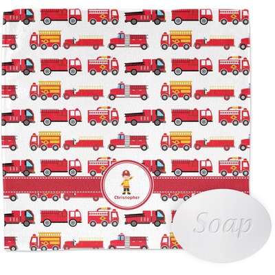 Firetrucks Washcloth (Personalized)