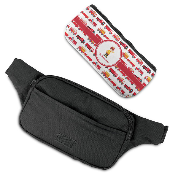 Firetrucks Fanny Packs - FLAT (flap off)