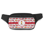 Firetrucks Fanny Pack - Modern Style (Personalized)