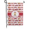Firetrucks Small Garden Flag - Double Sided w/ Name or Text