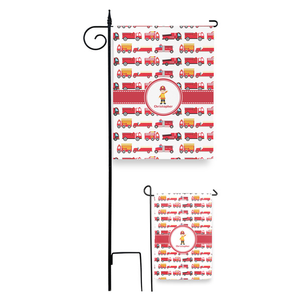 Firetrucks Garden Flag - PARENT/MAIN