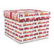 Firetrucks Gift Boxes with Lid - Canvas Wrapped - Large - Front/Main