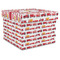 Firetrucks Gift Boxes with Lid - Canvas Wrapped - X-Large - Front/Main