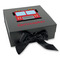 Firetrucks Gift Boxes with Magnetic Lid - Black - Front (angle)
