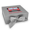 Firetrucks Gift Boxes with Magnetic Lid - Silver - Front