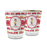 Firetrucks Glass Shot Glass - 1.5 oz (Personalized)