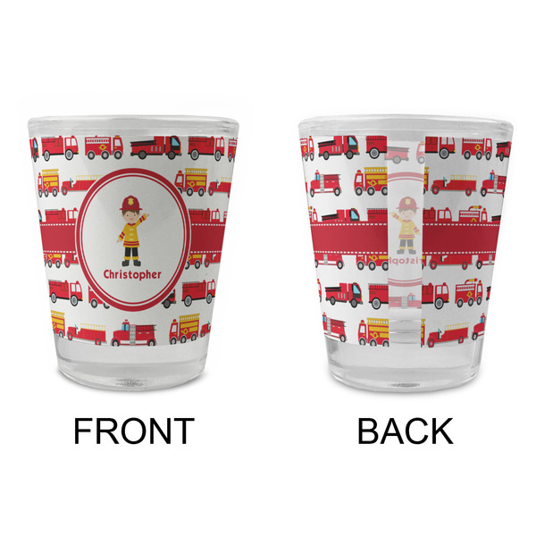 Firetrucks Glass Shot Glass - Standard - APPROVAL