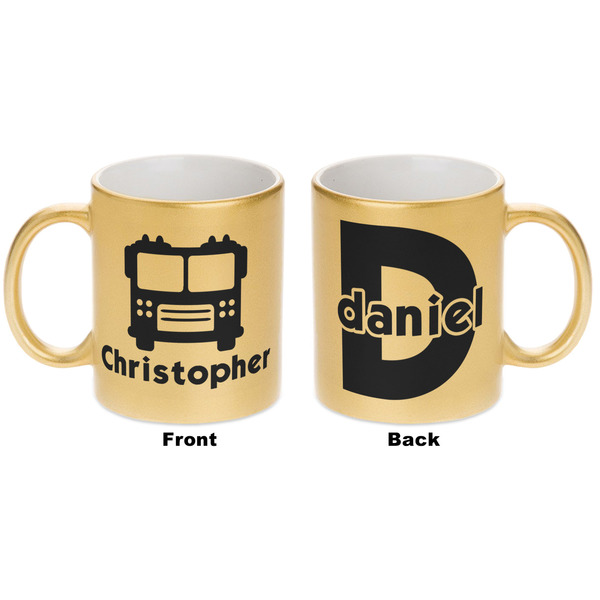 Firetrucks Gold Mug - Apvl