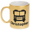 Firetrucks Metallic Gold Mug (Personalized)
