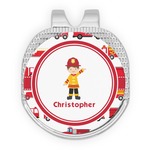 Firetrucks Golf Ball Marker - Hat Clip - Silver