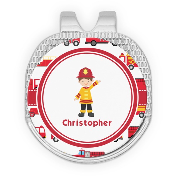 Firetrucks Golf Ball Hat Marker Hat Clip