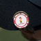 Firetrucks Golf Ball Marker Hat Clip - Gold - On Hat