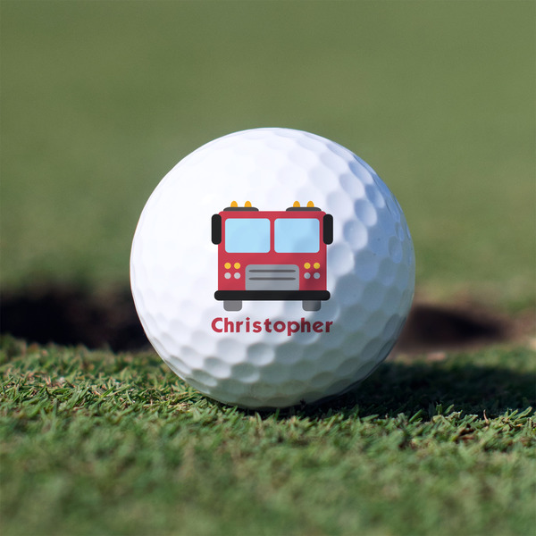 Custom Firetrucks Golf Balls - Non-Branded - Set of 12 (Personalized)
