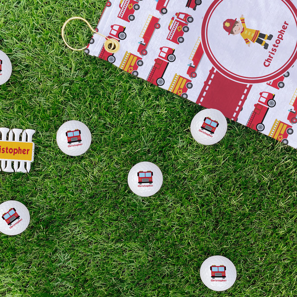 Firetrucks Golf Balls - Generic - Set of 12 - LIFESTYLE
