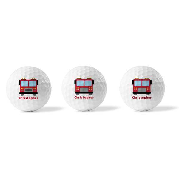 Firetrucks Golf Balls - Generic - Set of 3 - APPROVAL