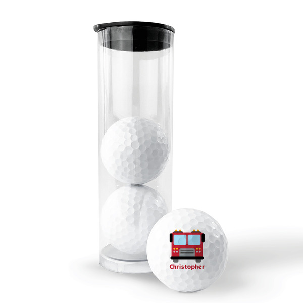 Firetrucks Golf Balls - Generic - Set of 3 - PACKAGING