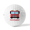Firetrucks Golf Balls - Titleist - Set of 3 - FRONT