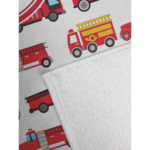 Firetrucks Golf Towel - Detail