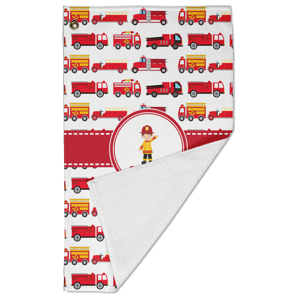 Firetrucks Golf Towel - Folded (Large)