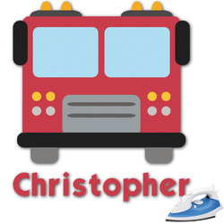 Firetrucks Graphic Iron On Transfer - Up to 9"x9" (Personalized)