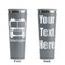 Firetrucks Grey RTIC Everyday Tumbler - 28 oz. - Front and Back