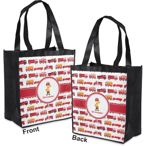 Firetrucks Grocery Bag - Apvl