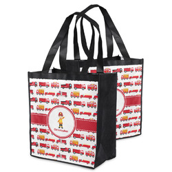Firetrucks Grocery Bag (Personalized)