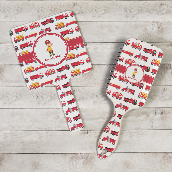 Firetrucks Hand Mirrors - In Context