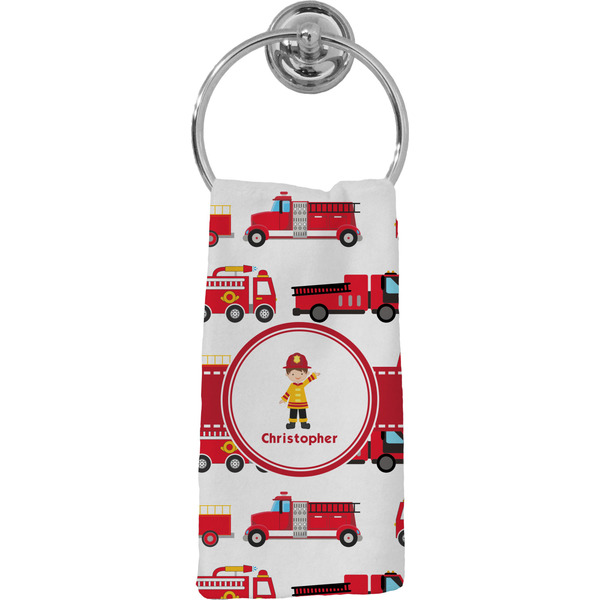 Custom Firetrucks Hand Towel - Full Print (Personalized)