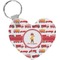 Firetrucks Heart Keychain (Personalized)