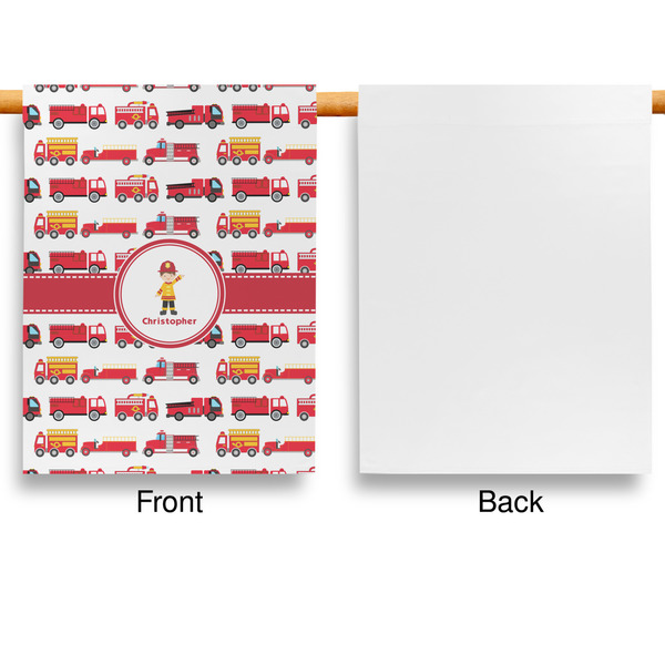Firetrucks House Flags - Single Sided - APPROVAL