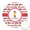 Firetrucks Printed Cookie Topper - Round (Personalized)