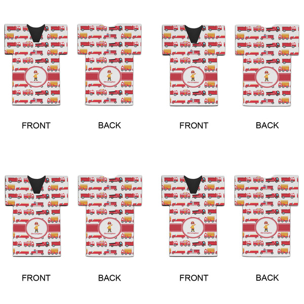 Firetrucks Jersey Bottle Cooler - Set of 4 - APPROVAL