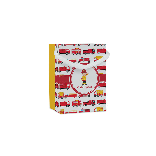 Custom Firetrucks Jewelry Gift Bags (Personalized)