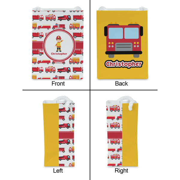 Firetrucks Jewelry Gift Bag - Matte - Approval