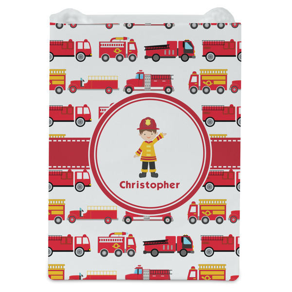 Firetrucks Jewelry Gift Bag - Matte - Front