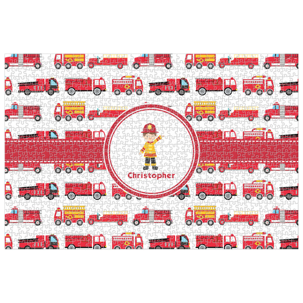 Custom Firetrucks 1014 pc Jigsaw Puzzle (Personalized)
